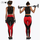 Sexy Women Slim Leggings Pants Contrast Color Casual Fitness Skinny Pencil Pants Trousers