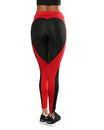 Sexy Women Slim Leggings Pants Contrast Color Casual Fitness Skinny Pencil Pants Trousers